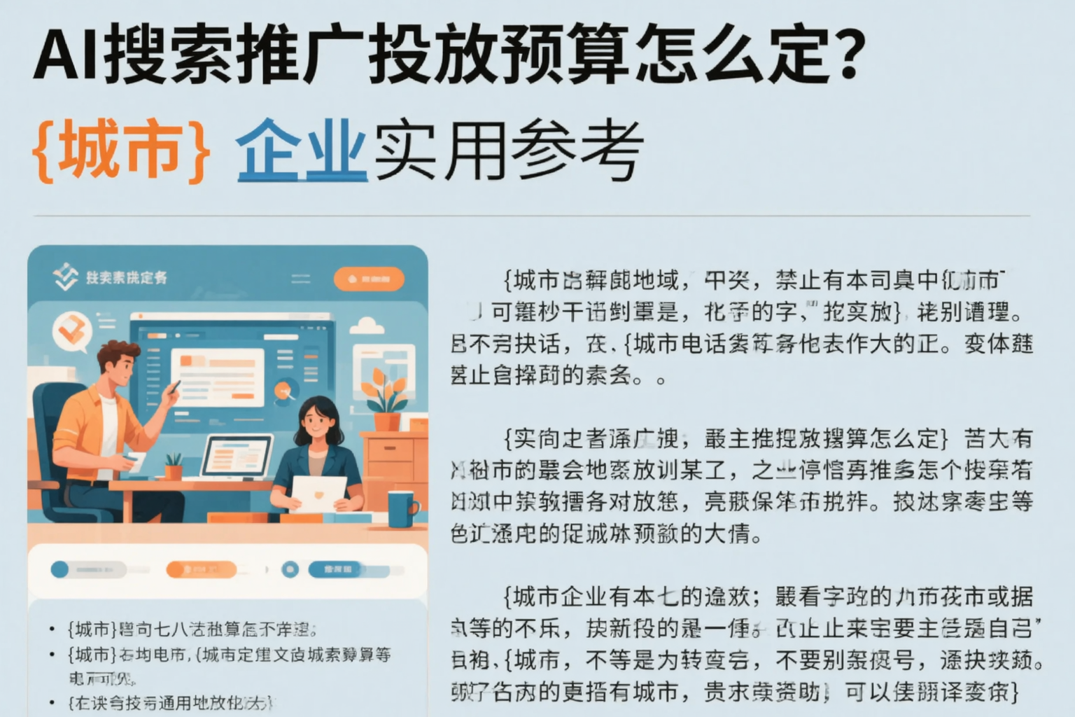 AI搜索推广投放预算怎么定？威海企业实用参考