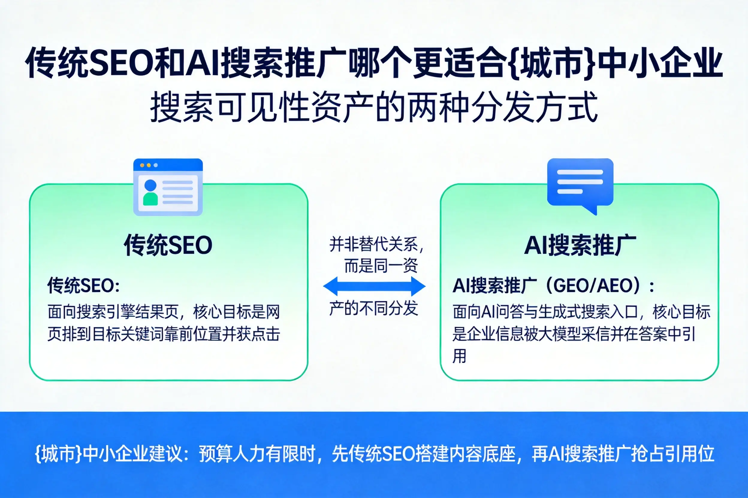 传统SEO和AI搜索推广哪个更适合威海中小企业