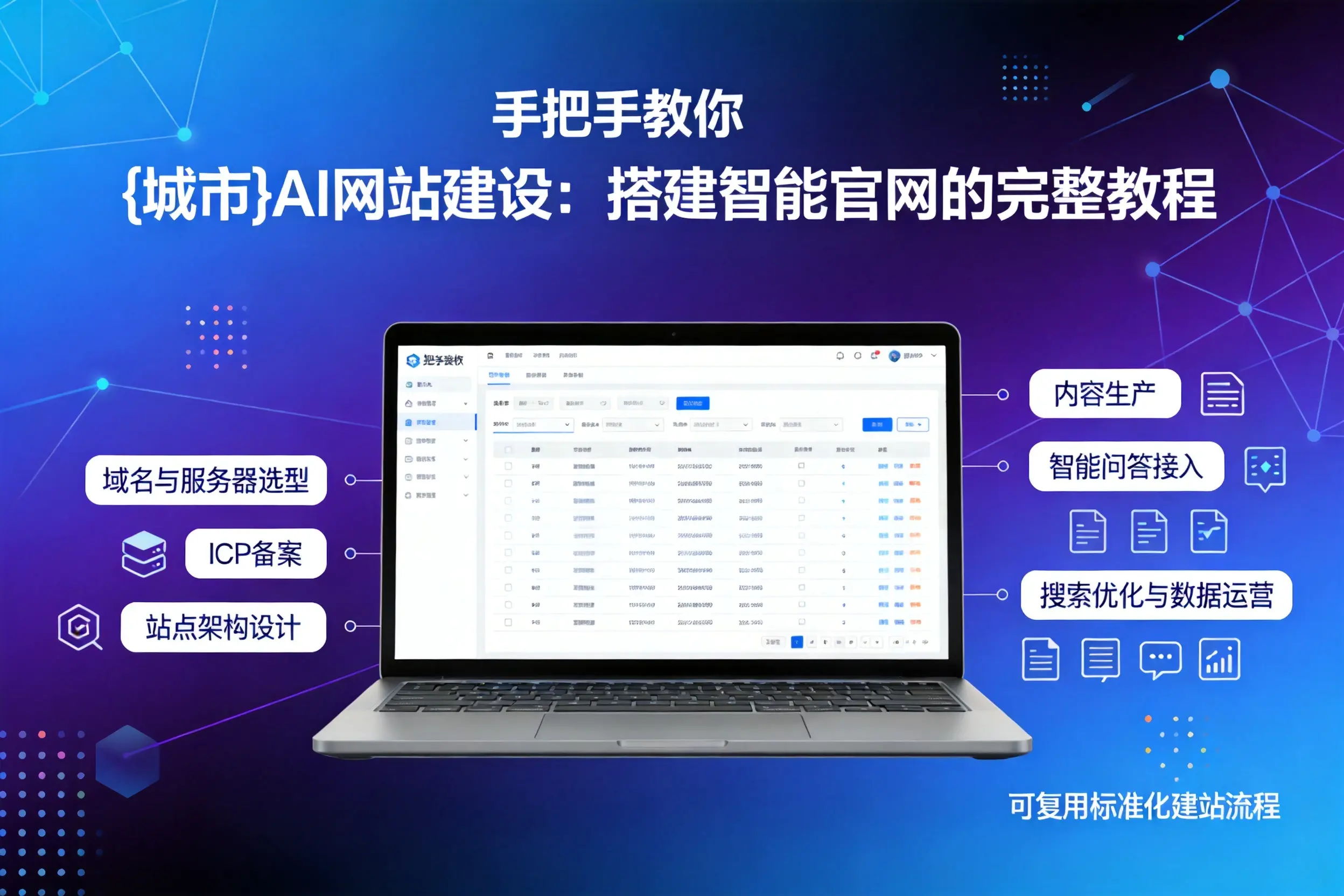 手把手教你威海AI网站建设：搭建智能官网的完整教程
