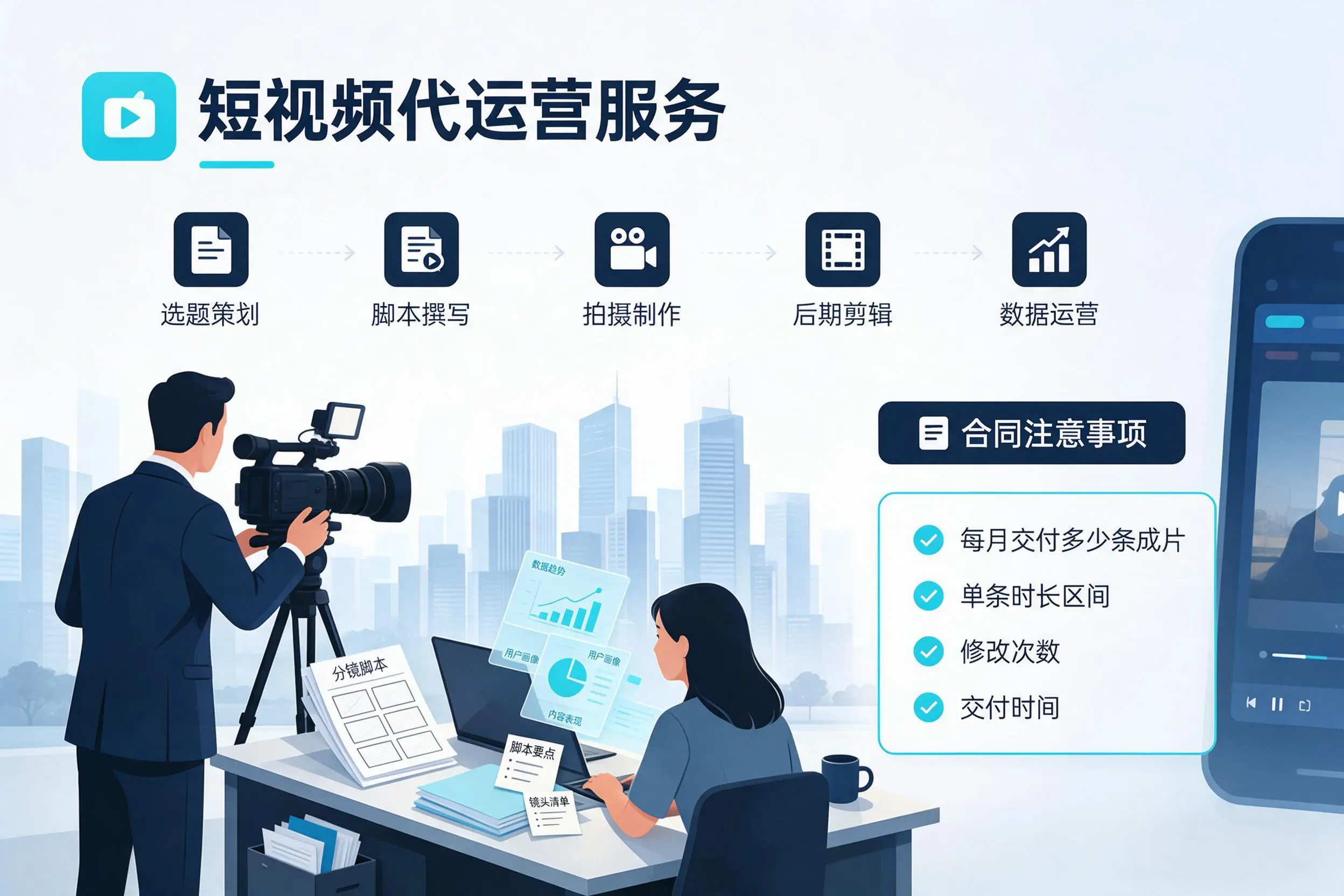 短视频代运营包含哪些服务？威海企业常见问题科普