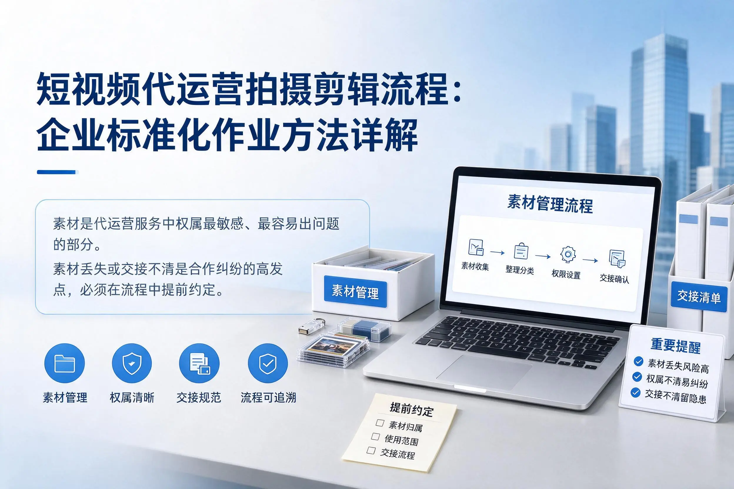 短视频代运营拍摄剪辑流程:威海企业标准化作业方法详解