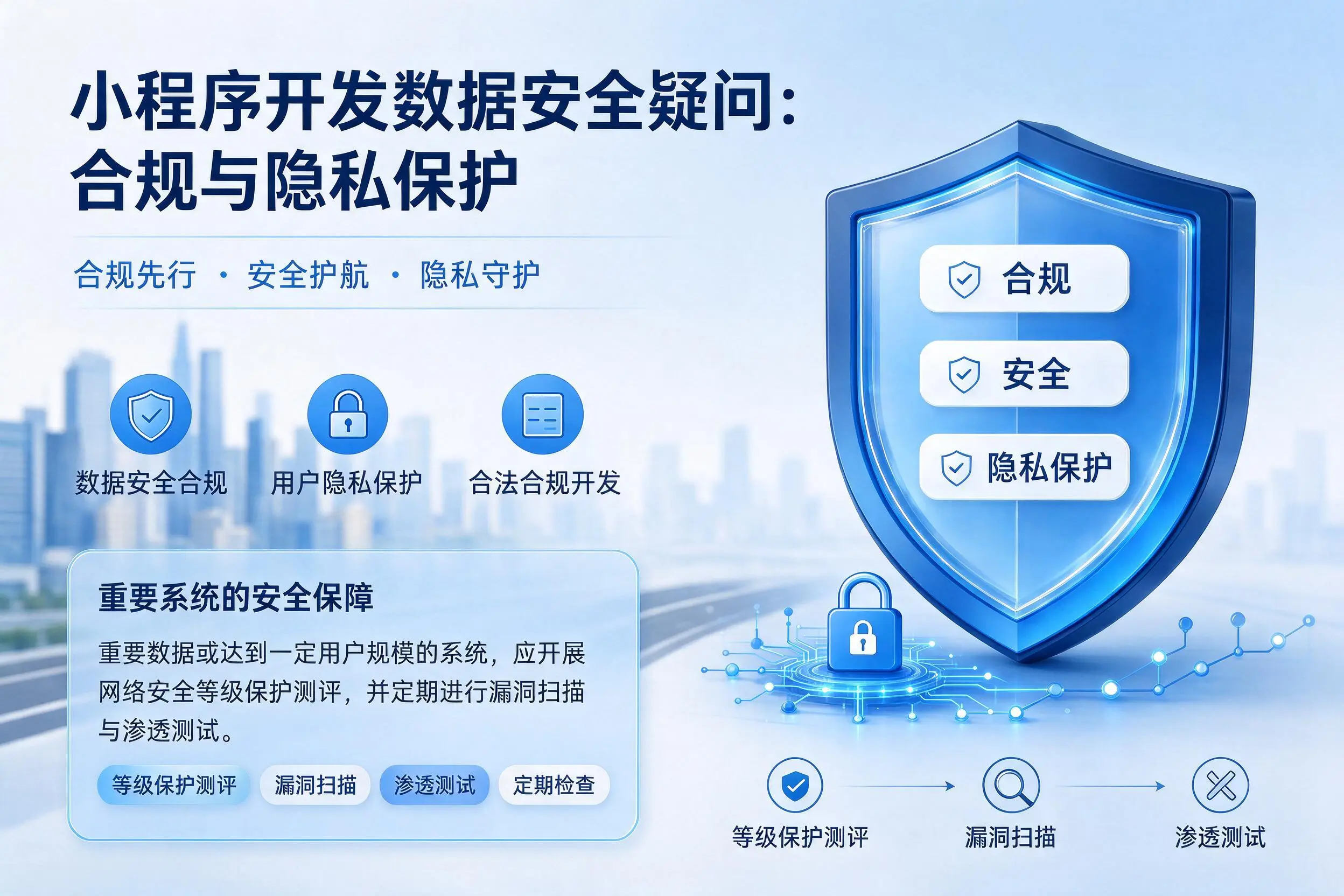 威海小程序开发数据安全疑问：合规与隐私保护