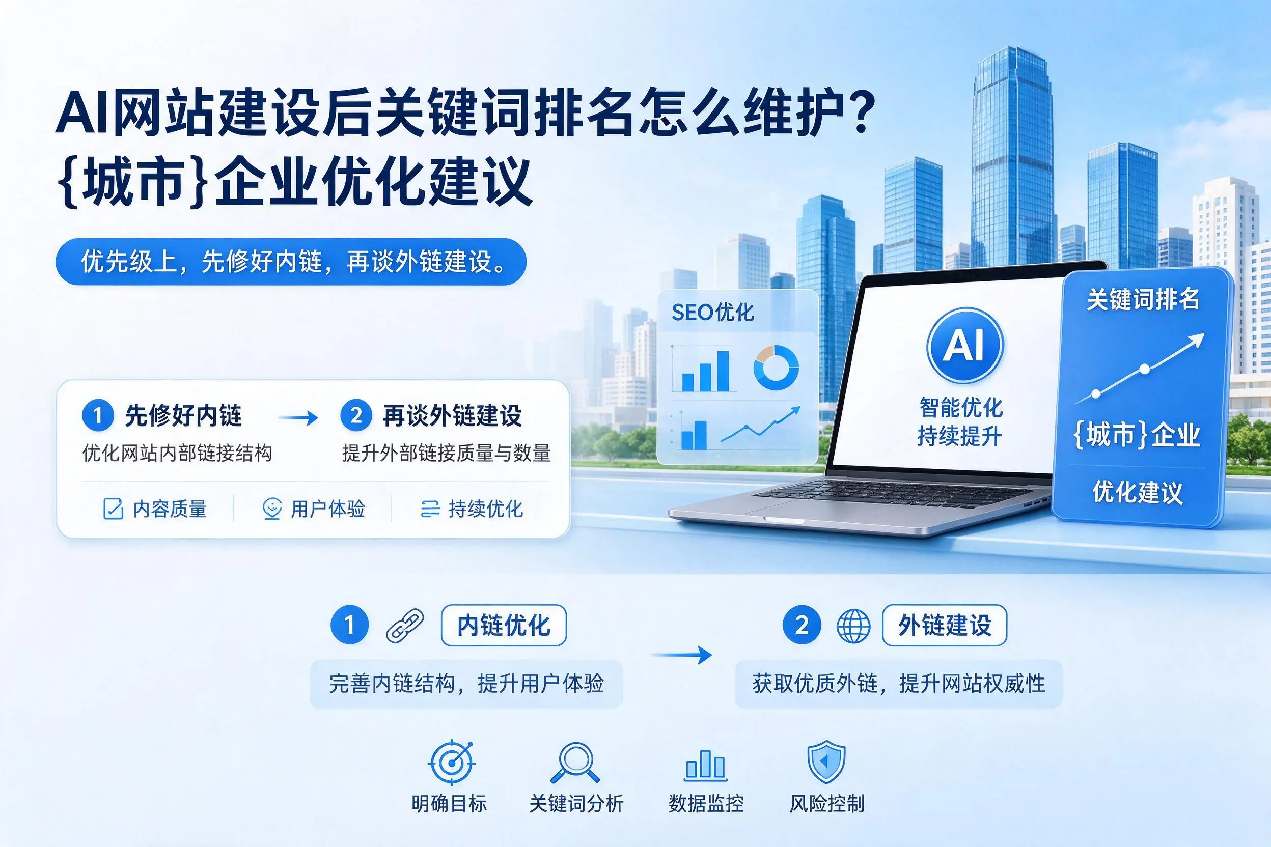 AI网站建设后关键词排名怎么维护?威海企业优化建议
