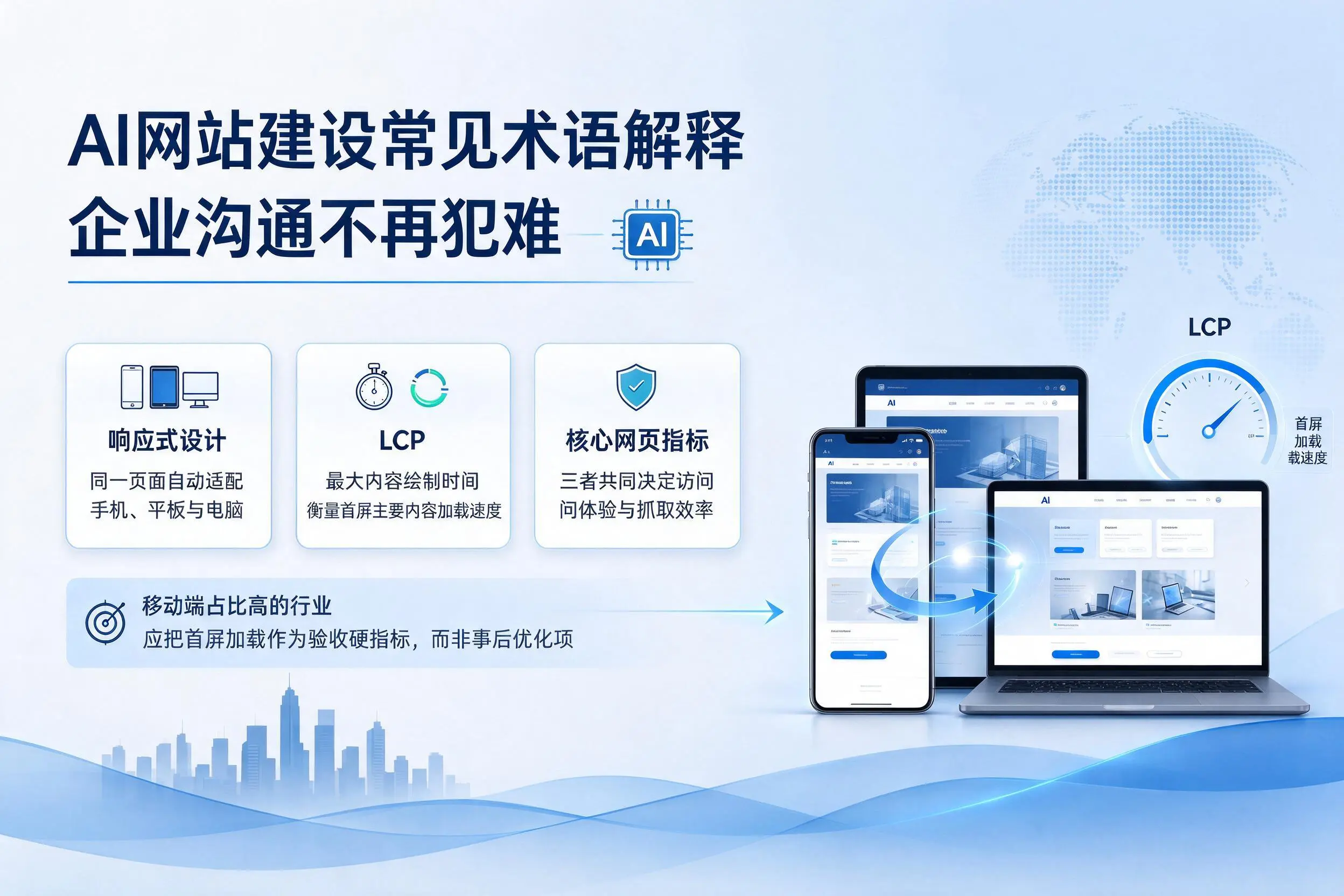 AI网站建设常见术语解释,威海企业沟通不再犯难